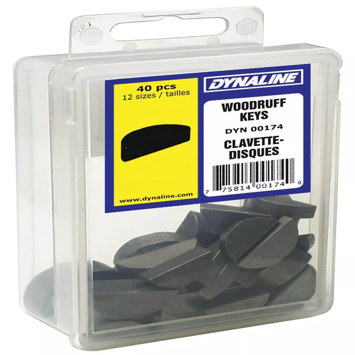 00174, WOODRUFF KEY DYNAKIT