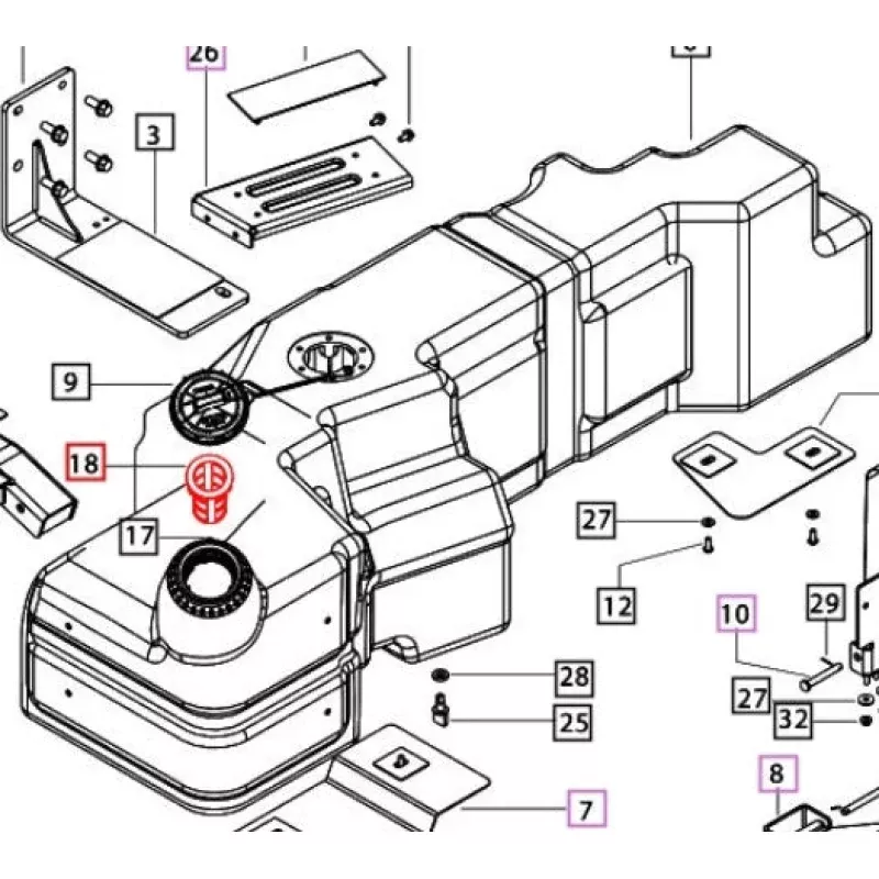 007643241D1 - Suction Strainer (In Tank Fuel Filter)