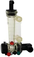 138-39993438 - REDBALL MODULAR SPRAY TIP MONITOR COUMN STARTER - 3/8" HOSE BARB ELBOW AND 3/4" INLET CAP