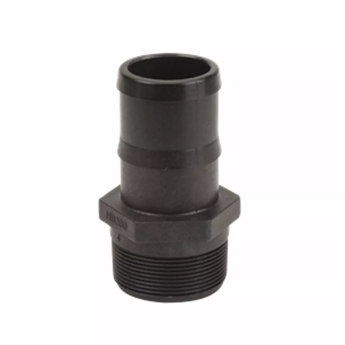 25-HB200, 2" MALE THREAD X 2" HOSE BARB