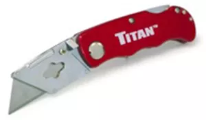 978-11015 - FOLDING POCKET UTILITY KNIFE - RED