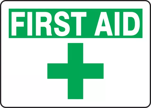 Accuform MFSD923VS Safety Sign: First Aid