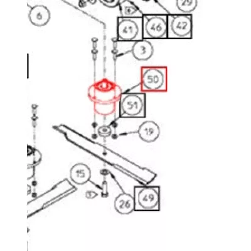 AME050012 - Spindle - Mower