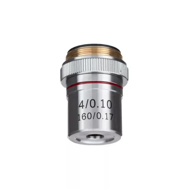 AmScope A4X-YX-V460 4X Achromatic Microscope Objective