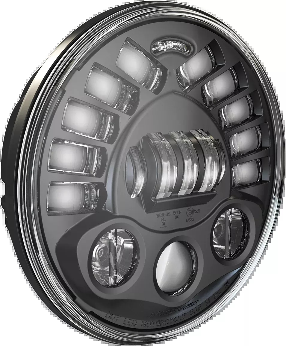 Custom Dynamics Adaptive Headlight with Mount - Black - PB-7PA-B - A&D Discount Performance