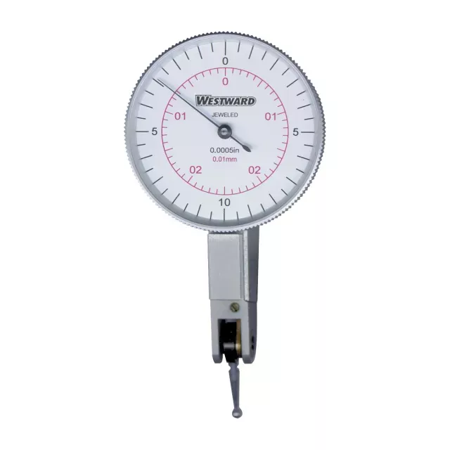 Fowler 52-560-060-0 1-1/2" Horizontal White/Red Dial Test Indicator