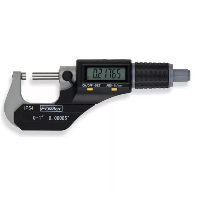 Fowler 54-860-106-1 Electronic Coolant Resistant Micrometer Set 0-6" IP54