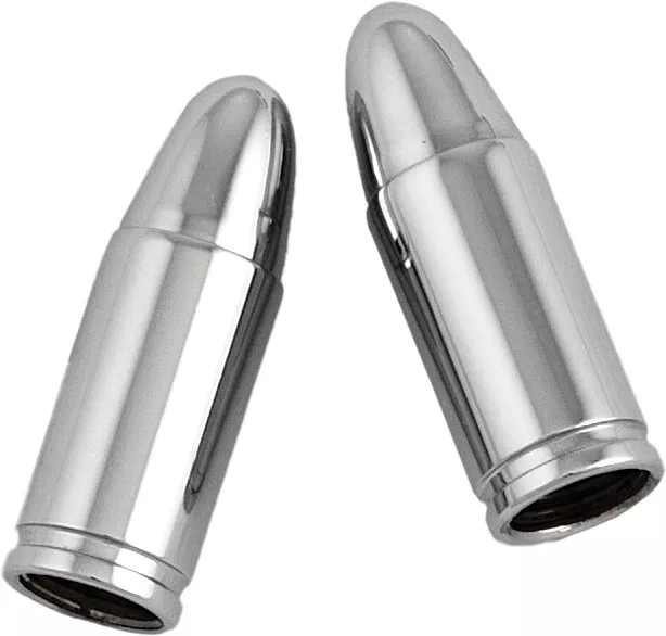 HardDrive Valve Stem Caps Chrome Bullet Pr - 820-2504C