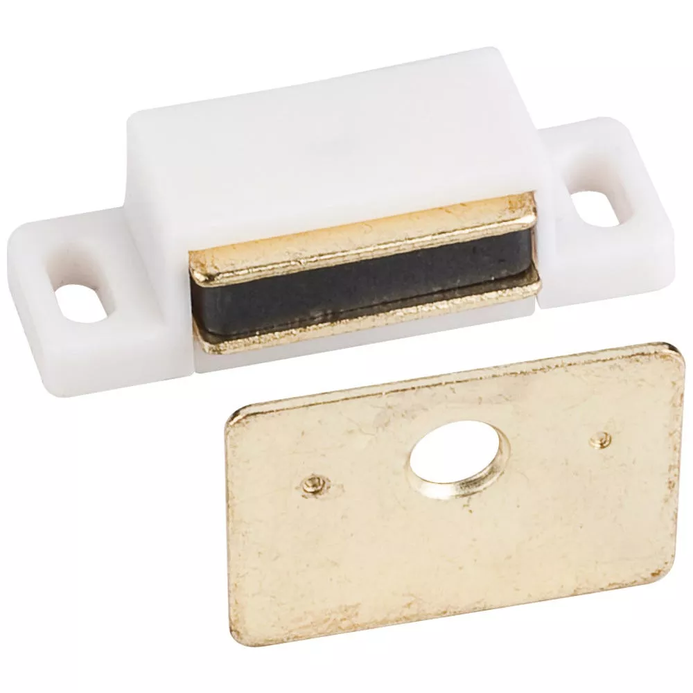 Hardware Resources 5063 Single Magnetic Catch w/ Strike & Screw, 100 Packs