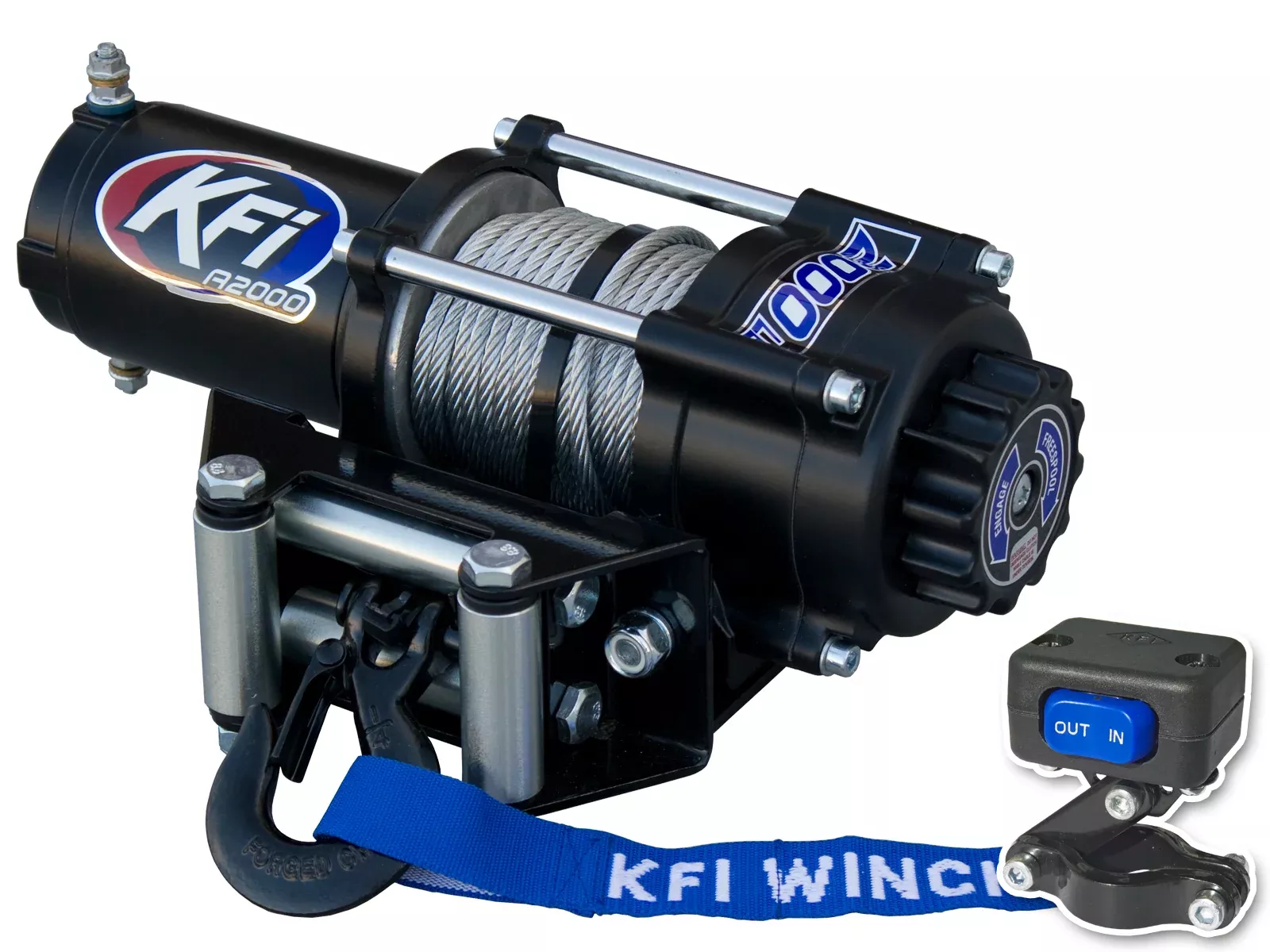 KFI Products 2000lb Winch Kit - 10-0101