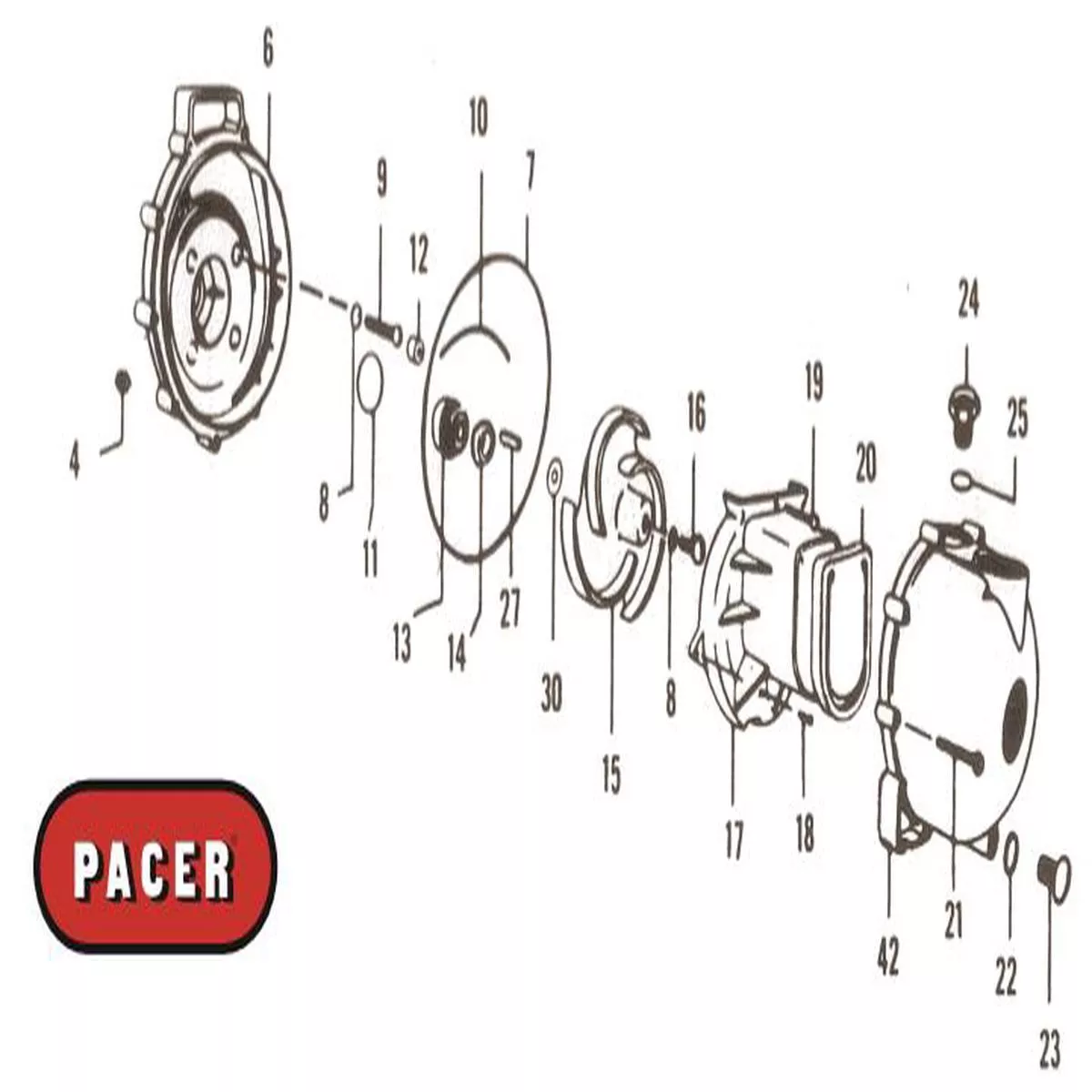 PP77030, PUMP WET END; 2 PACER PUMP KIT