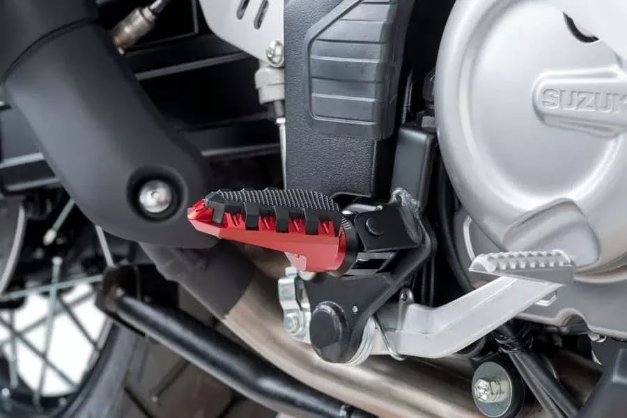 PUIG Footpegs Trail Red - 561-07319R - A&D Discount Performance
