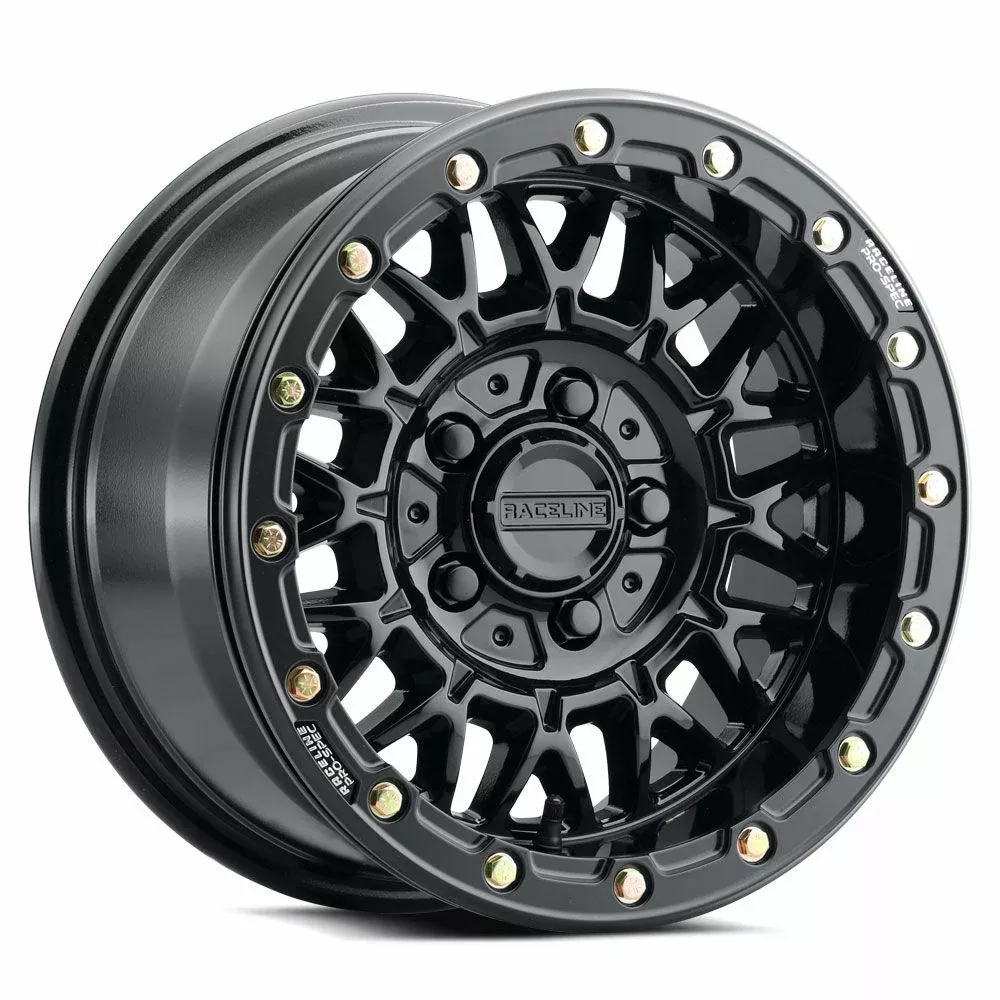 Raceline Omega 15x10 5/4.5 +10mm Gloss Black - 570-2160 - A&D Discount Performance