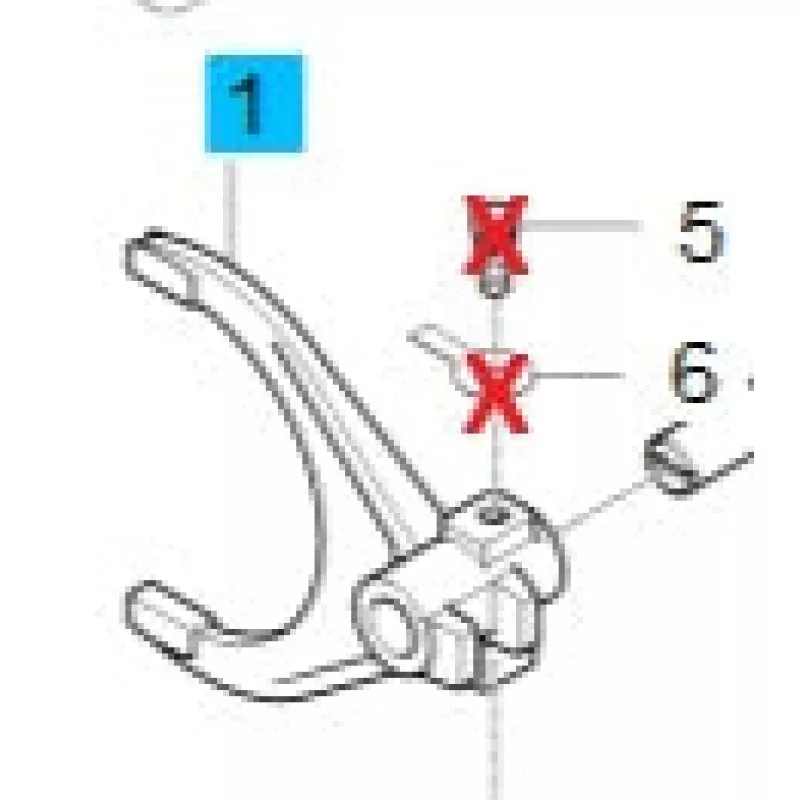 T2185-22151 - FORK, SHIFT (SHUTTLE)