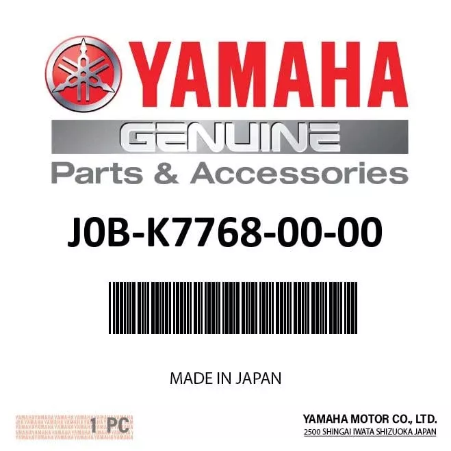 Yamaha J0B-K7768-00-00 - Label, Warning 8