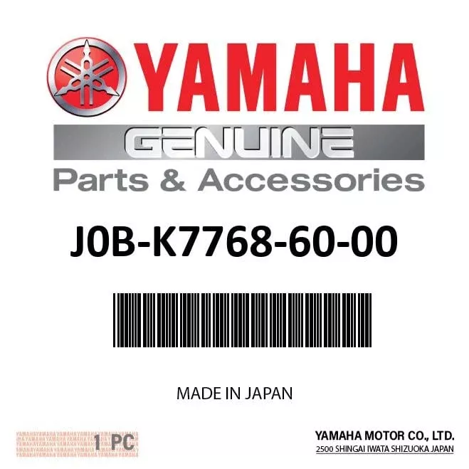 Yamaha J0B-K7768-60-00 - Label, Warning 8