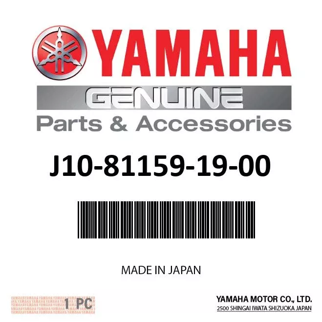 Yamaha J10-81159-19-00 - Holder, Bearing