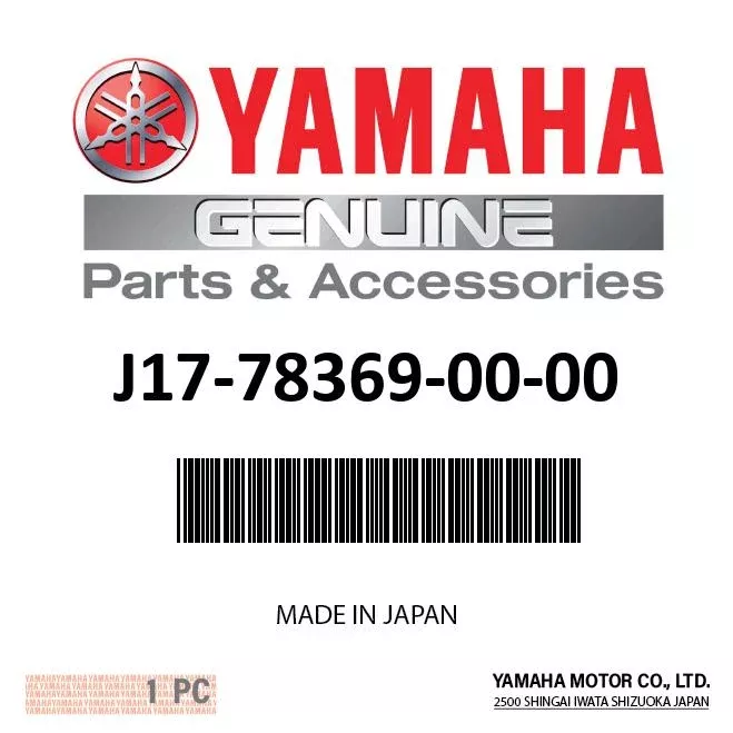 Yamaha J17-78369-00-00 - Pin, Lever