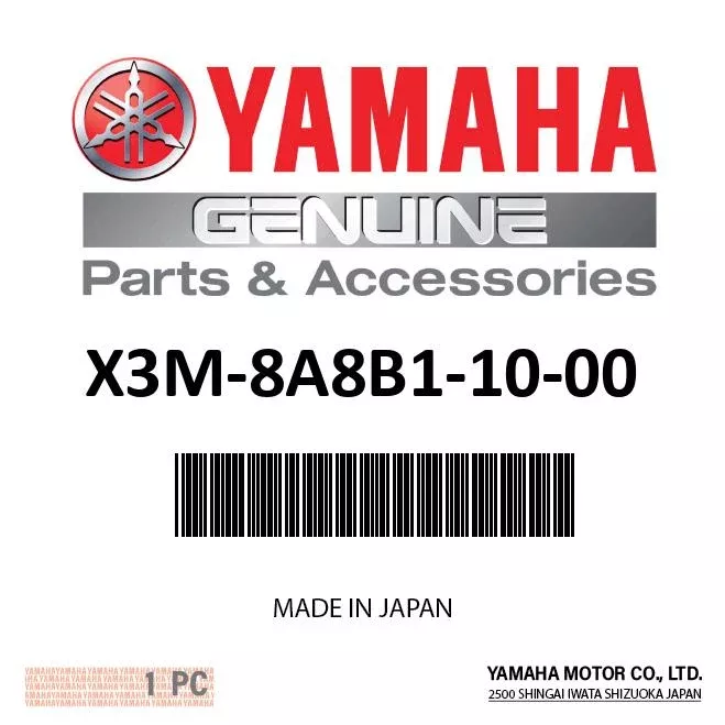 Yamaha X3M-8A8B1-10-00 - Sheet 1